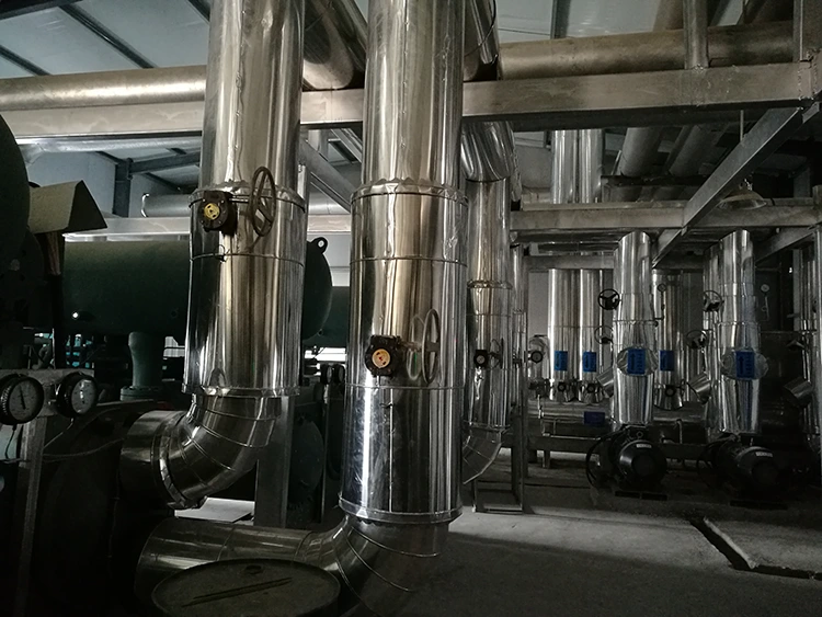 Water-Cooled Screw Compressor Unit - PLC Control Interface